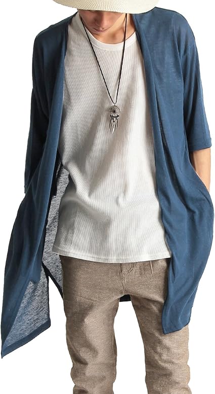 パッド 蒸気 シェル 麻 カーディガン メンズ 夏 Blackwaterva Org