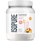 Isopure Clear Whey Isolate Protein Powder, Tropical Punch, 14 Servings (Pack of 6)