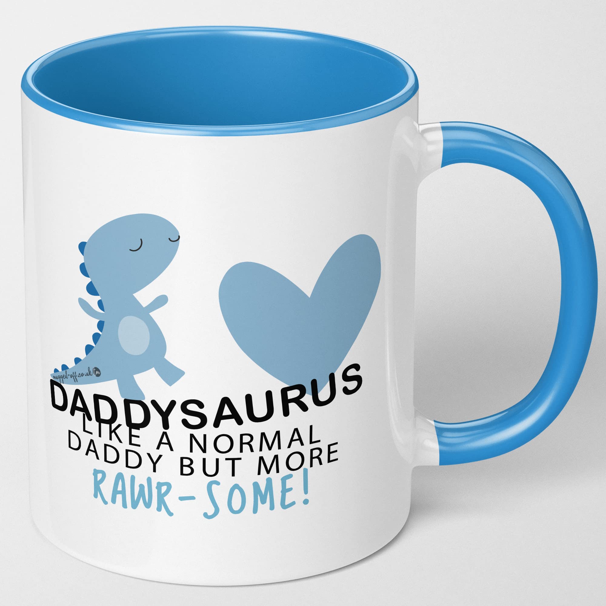 Mugged Off Daddy Gifts Daddysaurus Mug Present from Son or Daughter First Fathers Day Birthday Daddy Christmas Presents Gift