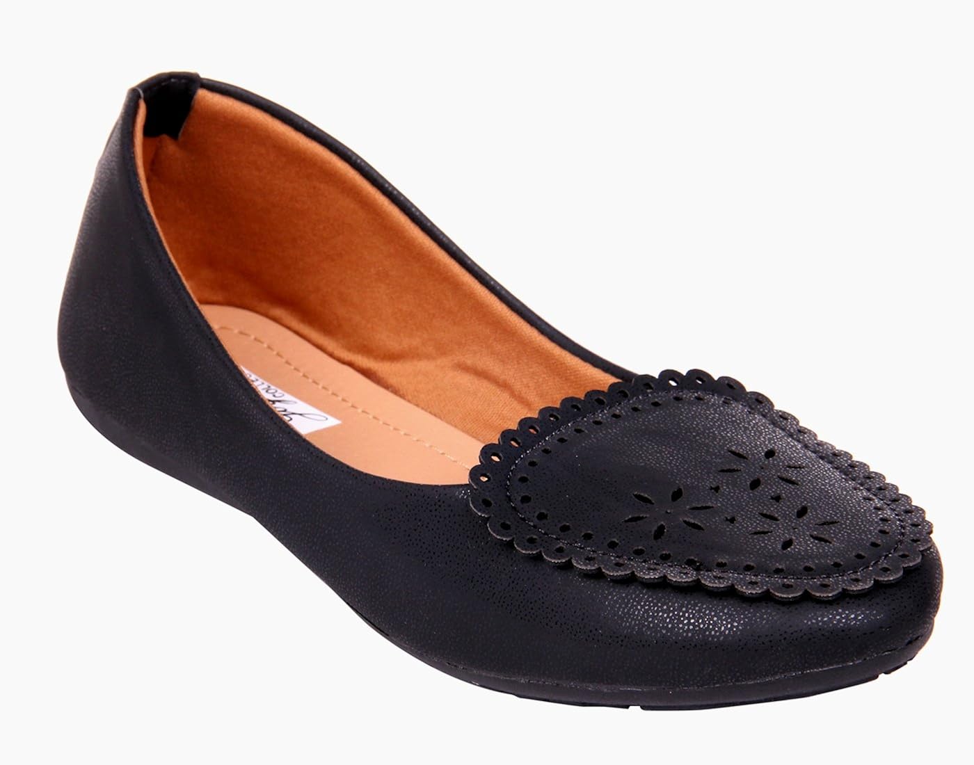 goyal black cutwork loafer bellies