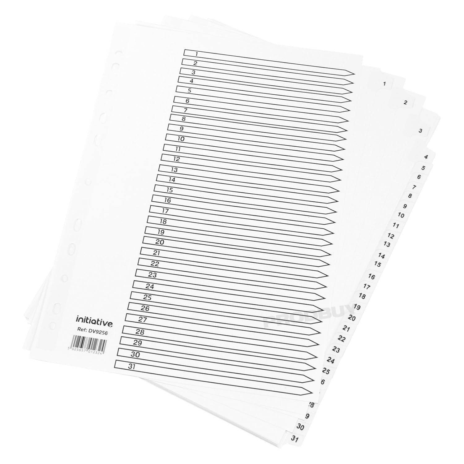 2 x A4 Strong Numbered 131 Ring Binder File Index Dividers Subject Folder Cards Binders