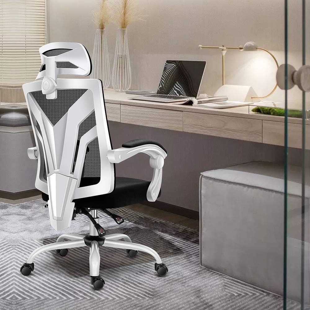 CRYfog Desk Chair Office Chair, High Back Home Office Desk