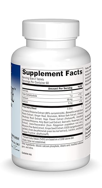 PLANETARY HERBALS INFLAMA-CARE 1165MG TURMERIC/BOSWELLIA COMPLEX – 120 TABLETS