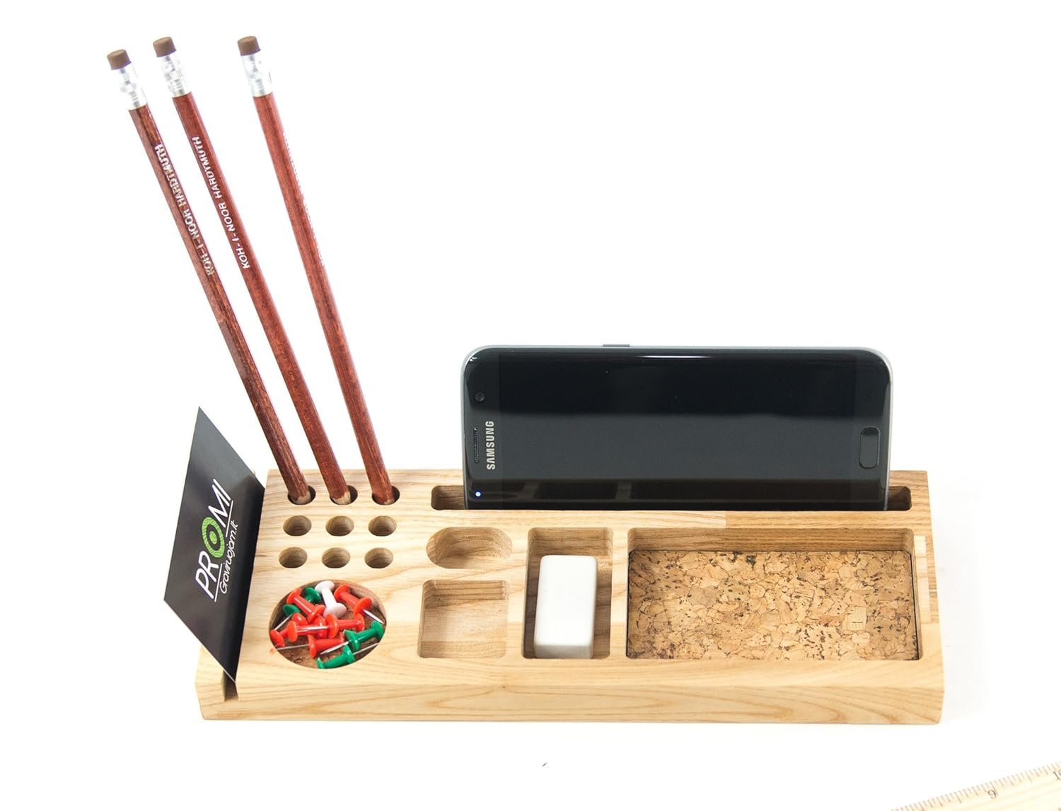 Small Desk Organizer Wooden Desk Organizer Wooden Card Holder