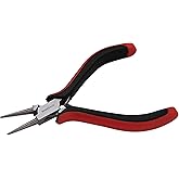 The Beadsmith Round Nose Pliers – Fine Tips – 5 inches (127mm) – Ergonomic Handle with Double Leaf Springs – Jewelry Making Tool for Creating Bracelets, Earrings and Necklaces