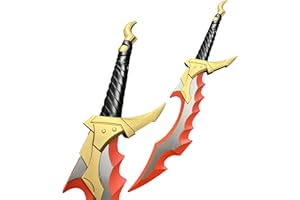 696 ONCE AND DESIRES Solo Level Jinwoo Foam Dagger Cosplay Prop, Polyurethane Material, 16+ Age, for Halloween, Conventions, Xmas Gift