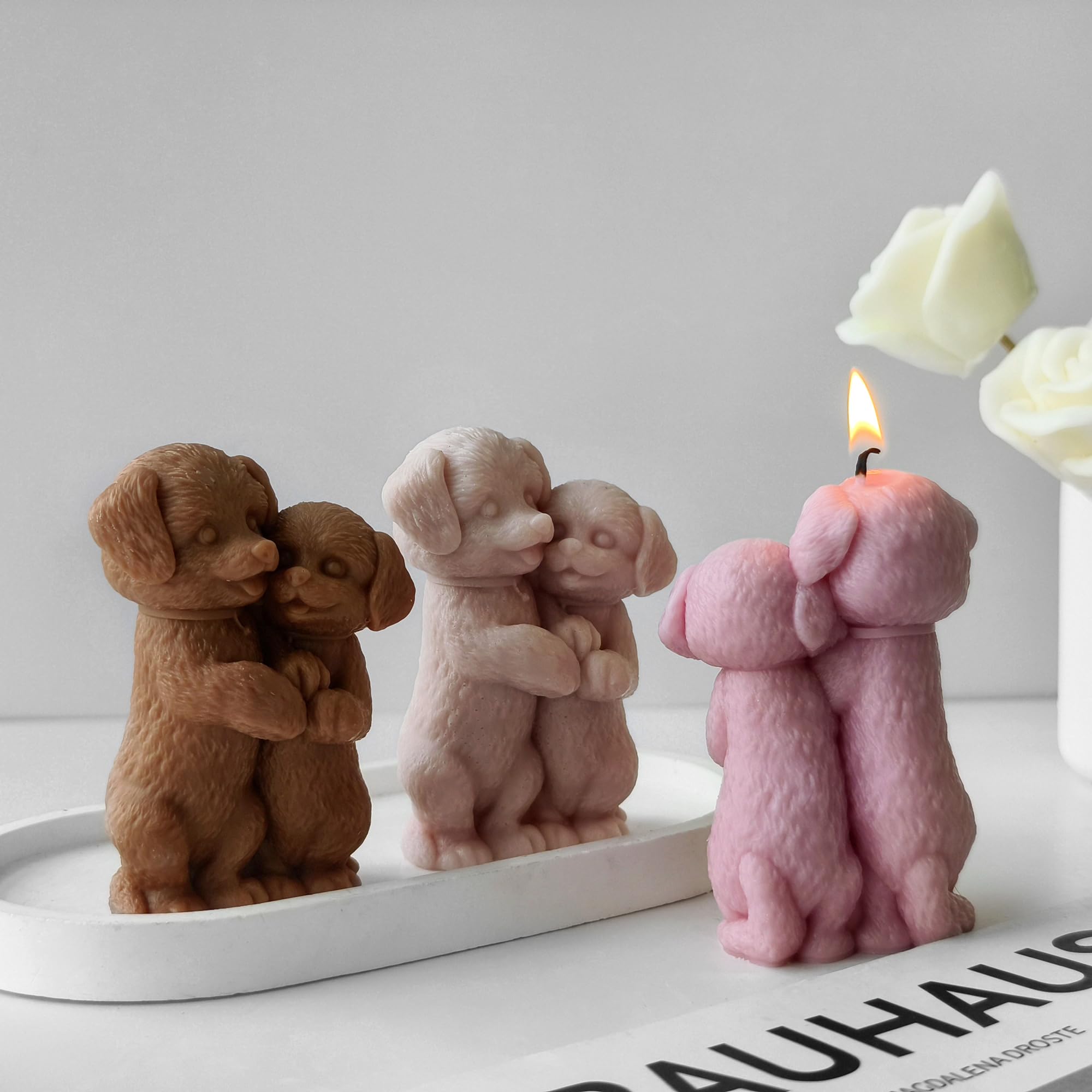 Photo 1 of Dog Resin Casting Mold - Animal Silicone Mold for Candle Making & Home Decor