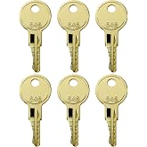 CH545 Keys Compatible with Truck Trailer RV Campers 6 Pack | Car Hauler Tool Boxes Safety Cabinets Paddle Handle Locks
