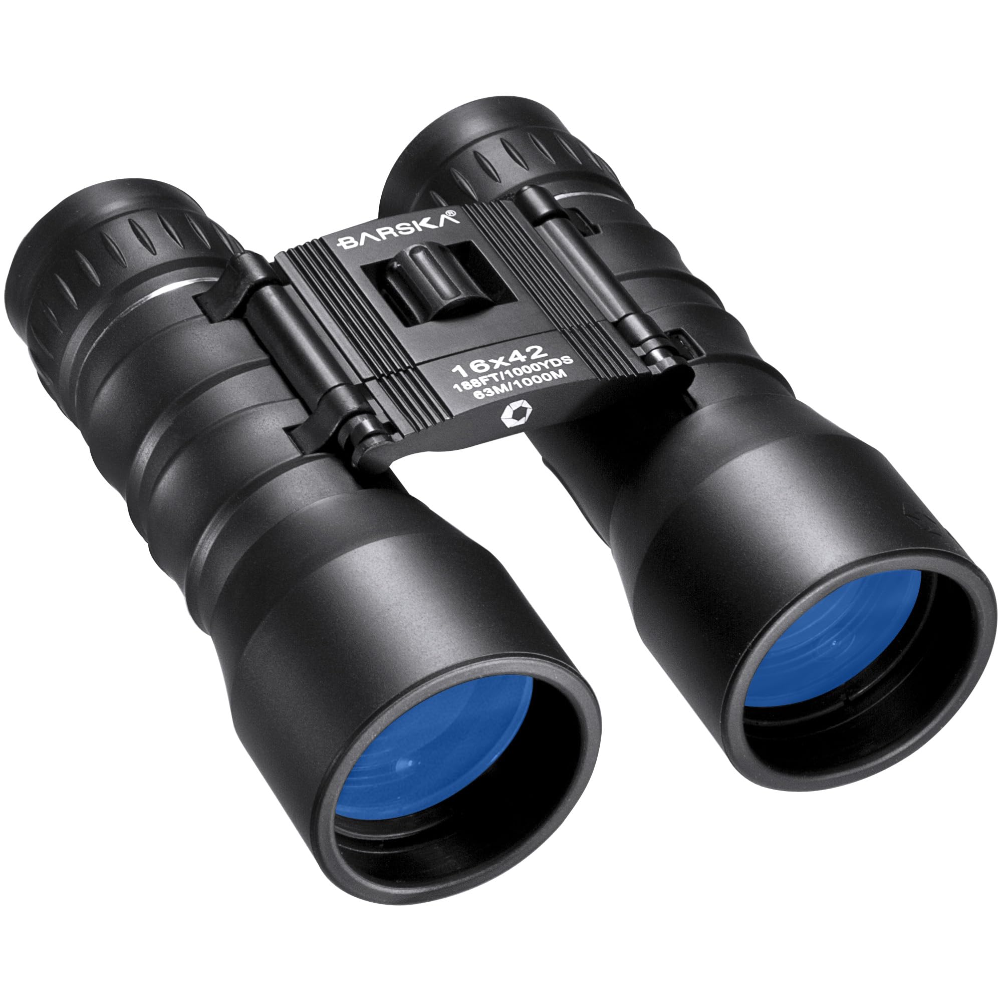 Barska Lucid View black roof prism binoculars, 16 mm x 42 mm