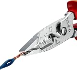 KNIPEX 13 76 200 ME Wire Stripper 200mm Metric Chrome VDE Insulated Grips view 4