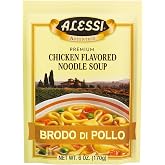 Alessi Soup Mix Brodo di Pollo Chicken Flavored Noodle Soup, 6 Ounce (Pack of 1)