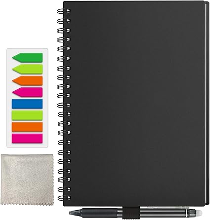 Reusable Smart Notebook A5 Size Erasable Notebook Diary Book 100 Pages Taking Notes Quick Sketches Cloud Storage For