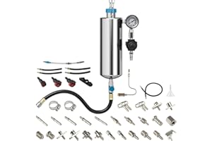 BELEY Fuel Injector Cleaner Kit Set 150PSI 1000ML with Disassembly-Free Adapter & 20-Piece Kit for Gasoline Injectors, Pressure Regulators & Intake Systems