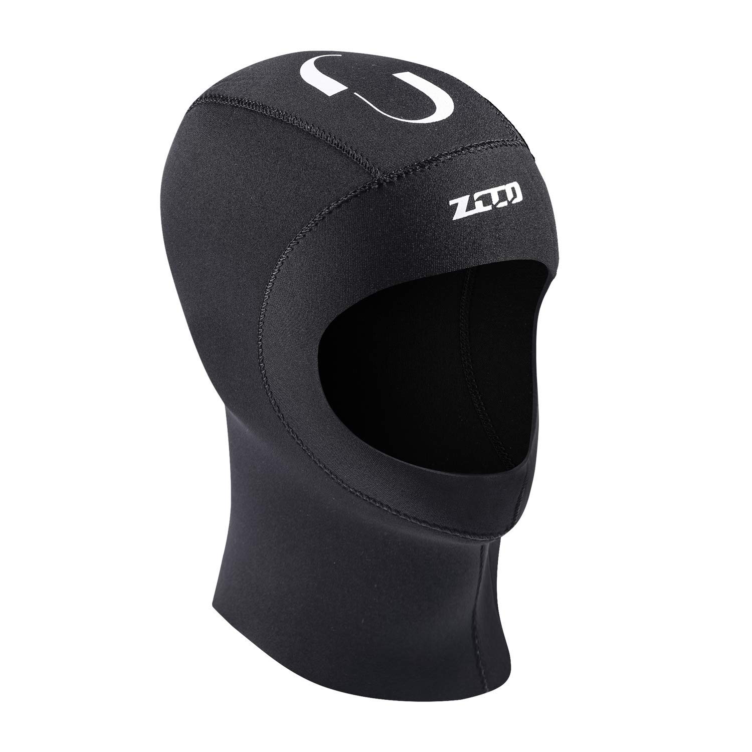 ZCCO Scuba Diving Hood 3mm/5mm Neoprene Wetsuit Hood Durable Stretchable Diving Cap,Surfing Thermal Hood for Snorkeling Kayaking Sailing Canoeing Water Sports (3mm, 2XL)