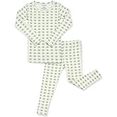 AVAUMA Baby Boys Girls Pajama Set 6M-7T Kids Cute Toddler Snug fit Pattern Design Pjs Cotton Sleepwear