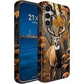 BSMOSPER Compatible for Samsung Galaxy A17 5G Case, Dual Layer Heavy Duty 2 in 1 Shockproof Protective Phone Case,Camouflage Forest Deer