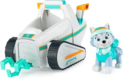 Paw Patrol Everest Snow Plough Vehicle with Collectible Figure Kids 3+