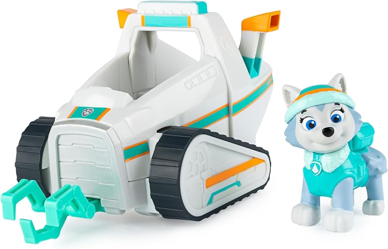 Paw Patrol Everest Snow Plough Vehicle with Collectible Figure Kids 3+