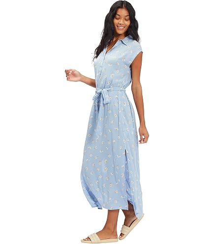 Billabong Feelin Blue Woven Dress at Amazon Women's Clothing store
