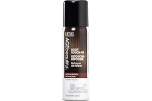 AGE beautiful Root Touch Up Hair Color Spray | Touch-Up Gray Concealer | Temporary Cover Up | Adds Volume & Covers Thinning Patches | Water, Sweat, Stain Resistant