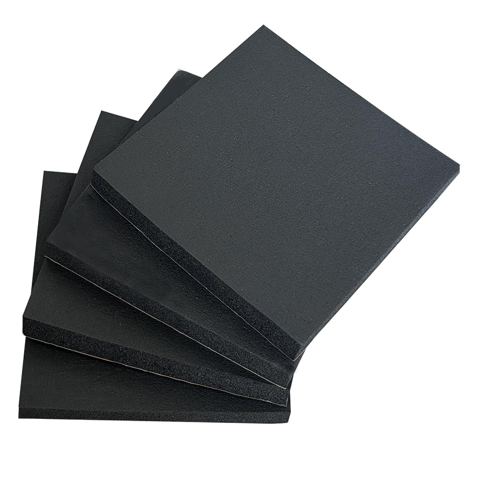 4 Pieces Adhesive Foam Padding 1/2 in Thick X 4 in