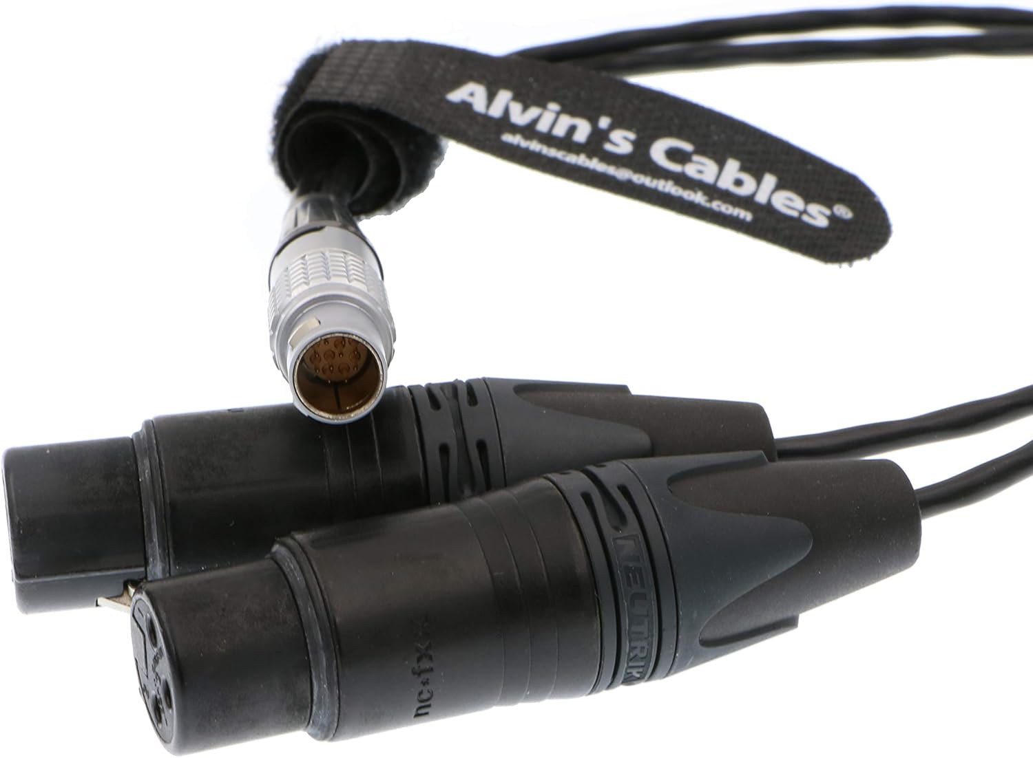 Alvin's Cables XLR Breakout Audio Input Cable for Atomos Shogun Monitor Recorder 10 Pin Male to Dual XLR 3 Pin Female - Image 5