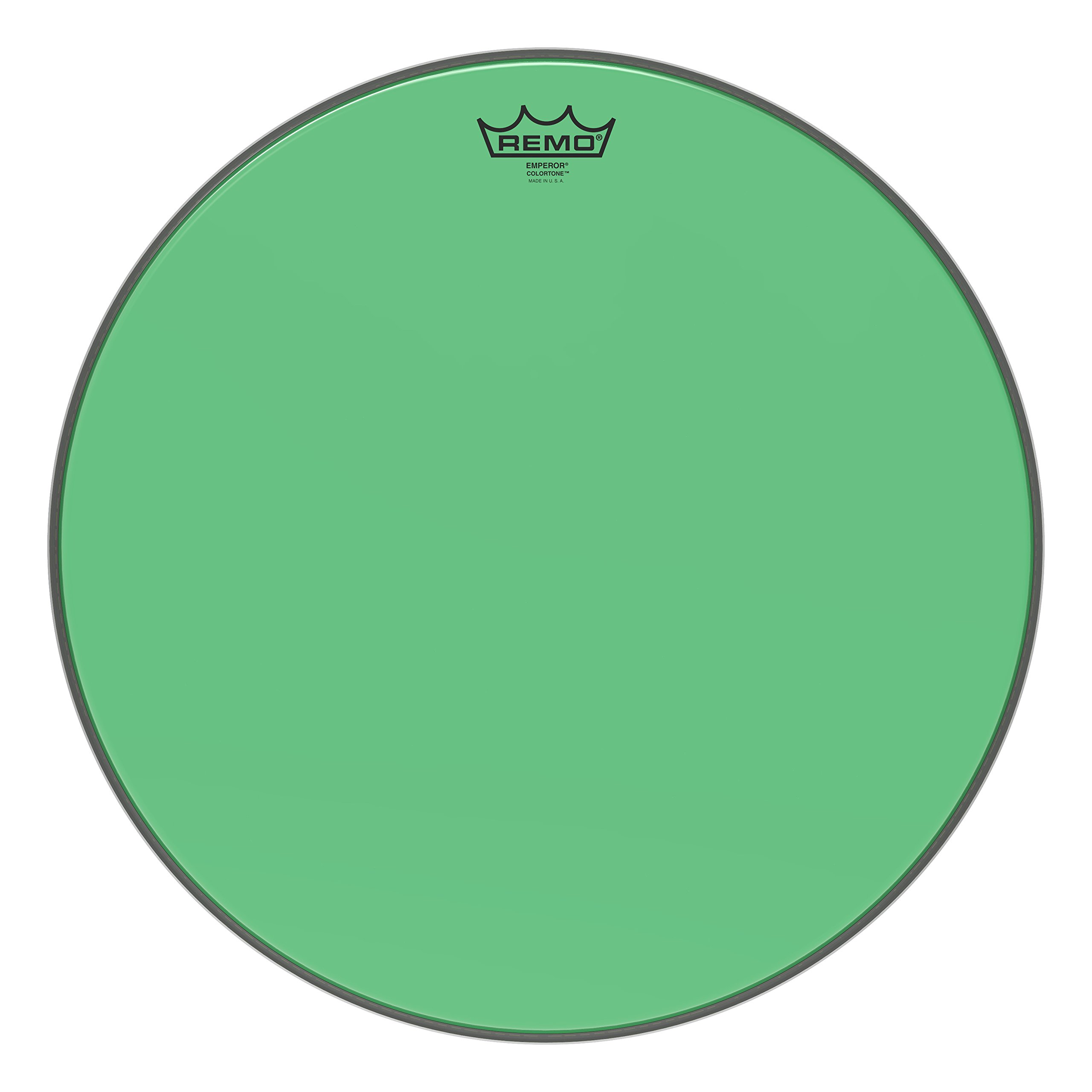 Remo Drumhead Colortone Emperor Clear Green – 18" – BE-0318-CT-GN
