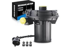 SZKAIDAG 12610063 Secondary Air Injection Pump Smog Pump for:-Chevy Colorado 2007-2012 2.9L 3.7L 5.3L, for:-Hummer H3 2007-2010 3.7L 5.3L, for:-GMC Canyon, For:-Isuzu i-290 i-370, 15103159 15928252