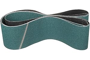 CoCud 6 x 89 Inch Sanding Belt, 2 Pcs 40 Grit Zirconia Knife Sharpener Belts Work Sharpening for Belt Sander Knife Carving To