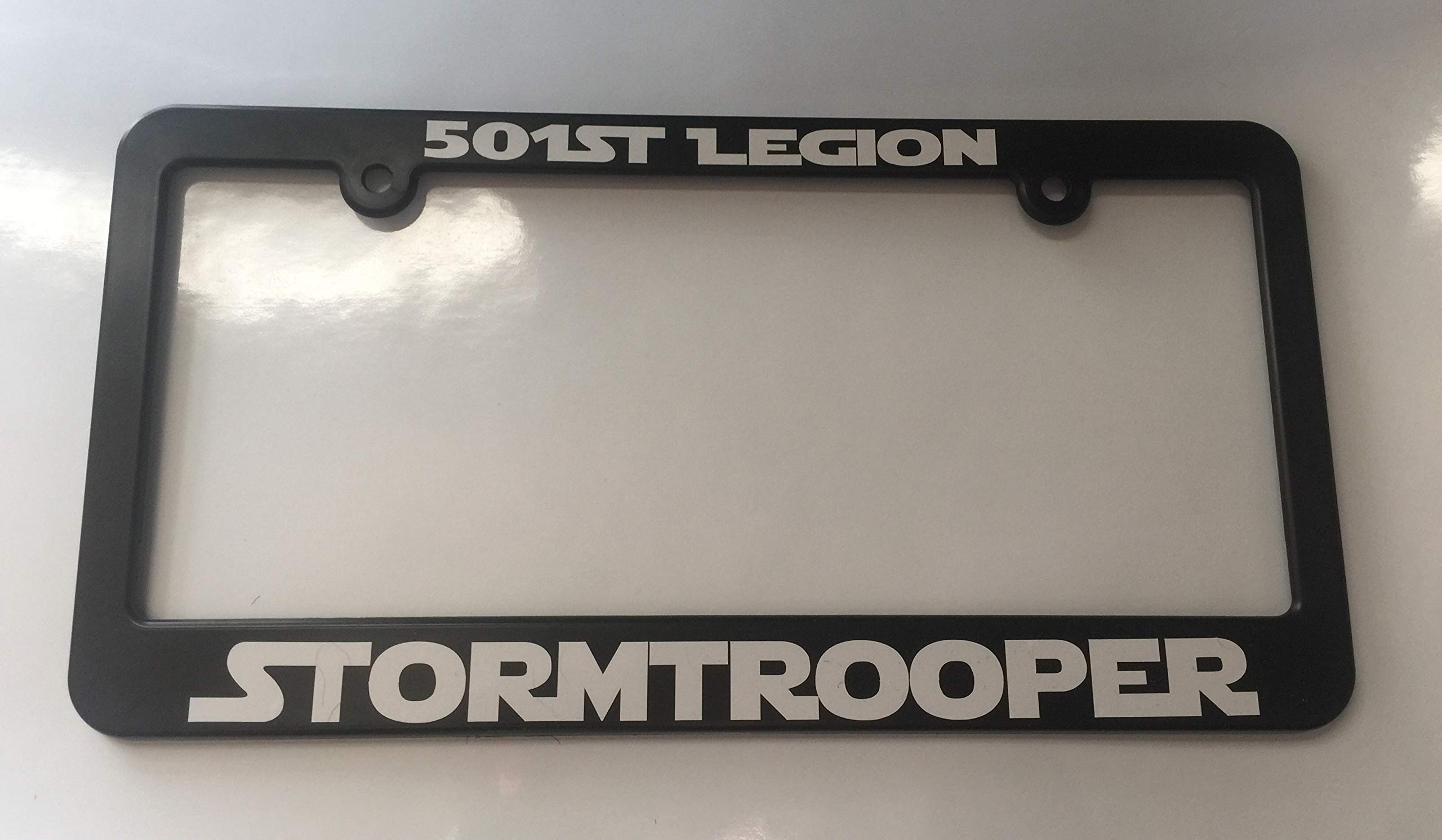 STAR WARS IMPERIAL" License Plate Frame, Custom Made Of Chrome - Foto 7