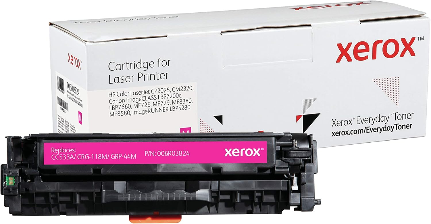 Xerox Everyday Compatible HP 304A CC533A Magenta Toner, Standard Capacity, Remanufactured