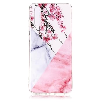 Lomogo Huawei P20 Case Soft Silicon Case Shockproof Anti-Scratch Marble Case Cover for Huawei P20 - LOYHU20937 L5