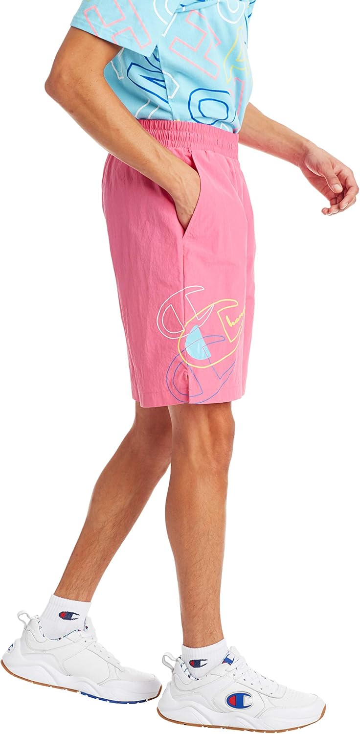 Champion LIFE Men's Crinkle Nylon Shorts: Clothing