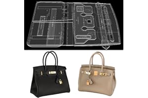 RIVEENY Handbag Acrylic Template Leather Bag Pattern Acrylic Leather Pattern Leather Templates for Women's Handbags