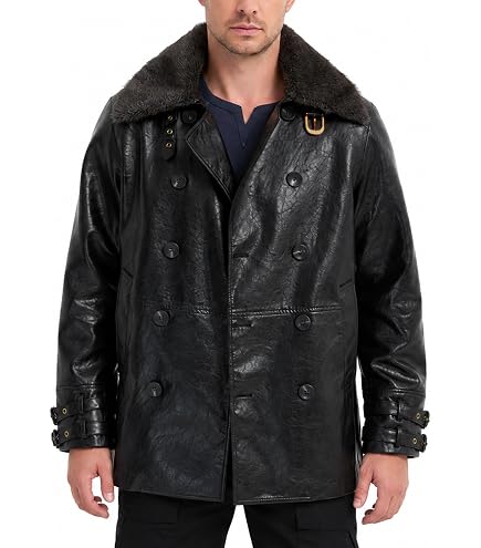 Men's Resident RE6 Evil Leon S Kennedy Leather Jacket | Motorcycle