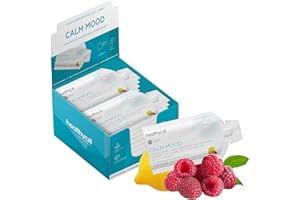 Healthycell Calm Mood - Ashwagandha Supplement for Stress Relief with L-theanine, Magnesium, GABA, Saffron - Cortisol Manager - Maximum Absorption Gel Vitamin for Mood & Relaxation, 30 Gel Packs