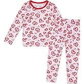 pureborn Baby Toddler Kids Viscose from Bamboo Pajamas Set Pjs 2pcs 18M-8Y
