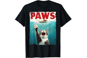PAW-SOME KITTY CATS.USA PAWS Parody Cat Mouse Humorous Cat Chasing Mouse Kitten T-Shirt