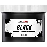 Rapid Cure&reg; Black Plastisol Ink - Silk Screen &amp; Screen Printing Ink, Qt | Cures At 270&deg;F Vs. Standard 320&deg;F For Faster Turnaround - Bold Opaque Color, Non-Phthalate, CPSIA Safe, USA Made - Black