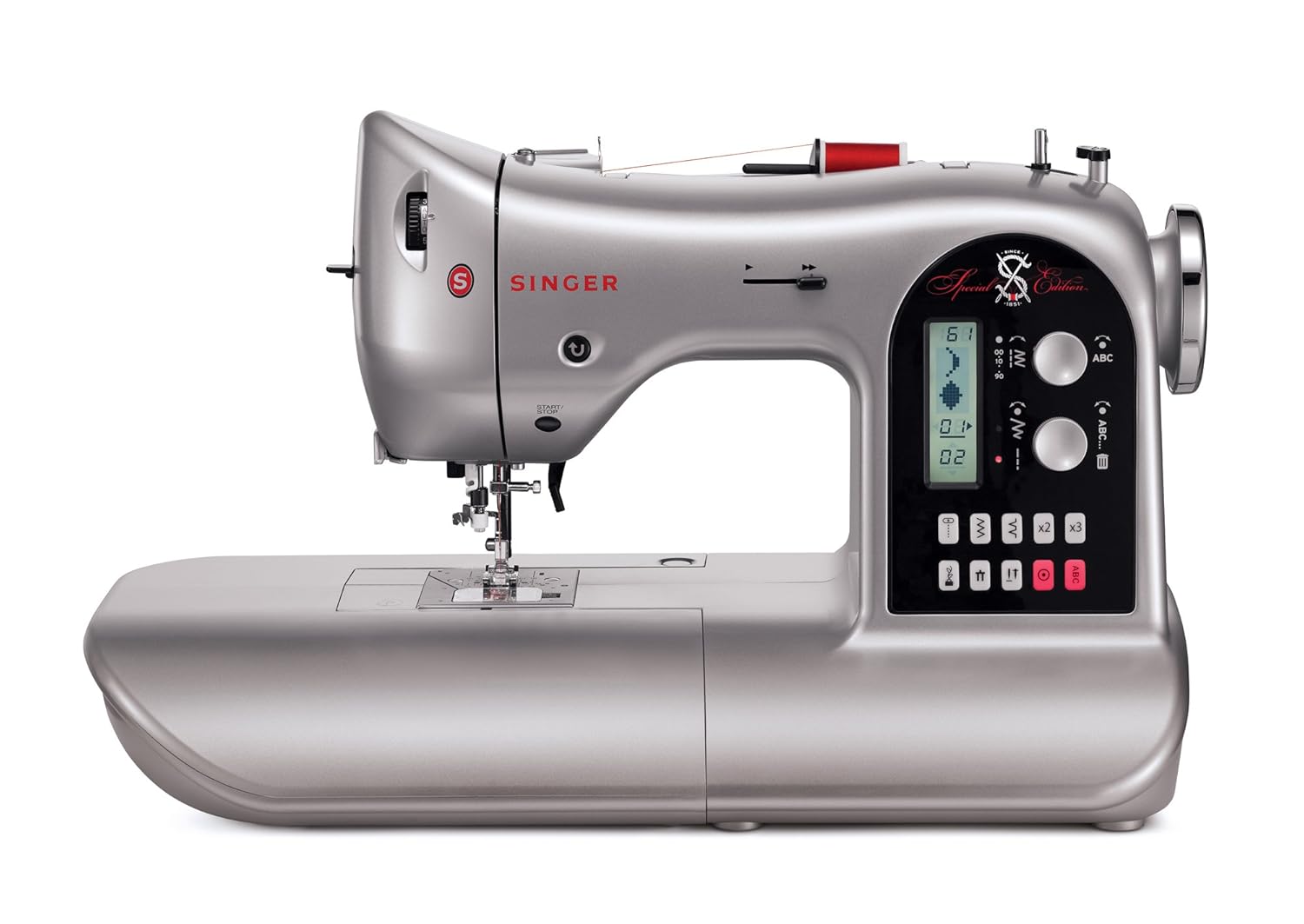 Amazon.com: SINGER Special Edition Computerized Portbale Sewing Machine  with LCD Screen, Bonus Accessories
