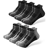 BAMBOO COOL Mens Ankle Socks Bamboo Viscose Athletic Moisture-Wicking Low Cut Running Cushioned Socks