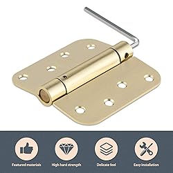 Self Closing Hinge Satin Brass Auto Close Hardware