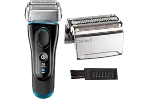 WOERGG Series 5 Replacement Head 52S for Braun Electric Shaver, S5 Wet and Dry Replacement Head Compatible with Braun 5 Series Foil and Cutter 5190cc 5090 5020 (1 Count)