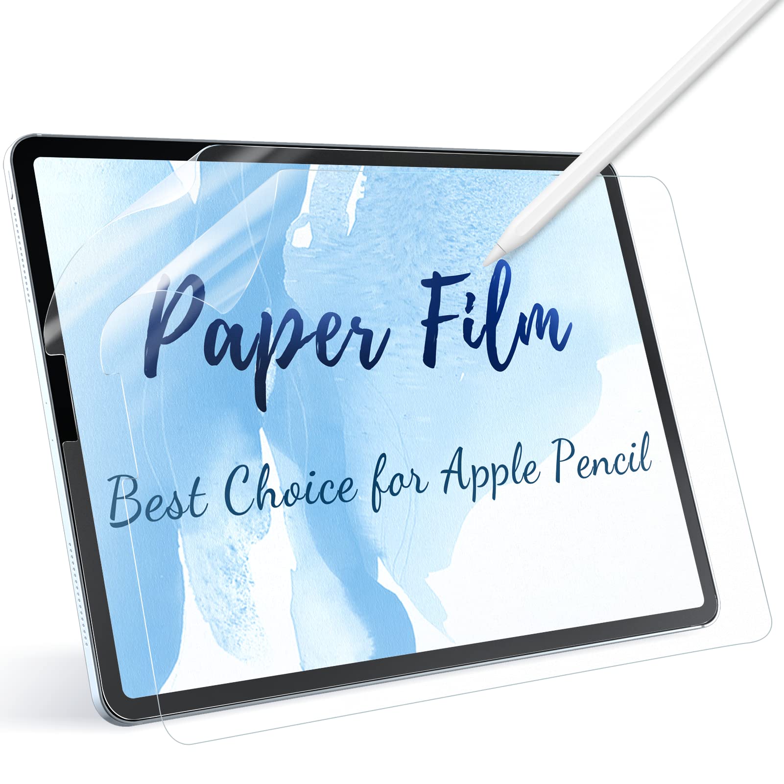 IPROKKO [2 Pack] Paper Screen Protector Compatible with iPad Air (5th & 4th Gen) & iPad Pro 11 (2022-2018), Paper PET Film for Writing & Drawing