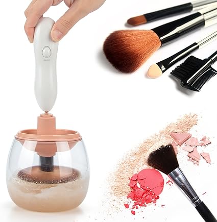 funria limpiador de brochas de maquillaje cosmeticos cepillo automatico lavadora secador de electrica herramienta de limpieza limpia y se seca