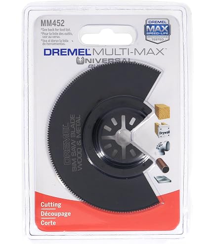 Dremel MM480 Flush Cut Wood & Drywall Blade – High-Speed Steel Oscillating Tool Blade, Universal Fit For Bosch/Makita/Milwaukee/Rockwell