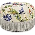 Jennifer Taylor Home Yolanda Ottoman, Off-White/Floral