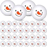 Kasyat 36 Pcs Christmas Stress Ball Snowman Stress Relief Toys Cute Snowflake Christmas Party Favors for Party Bag Filler Stocking Stuffers Gifts Suitable for Ages Above 3(Snowman)
