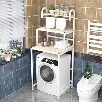 Czz Estante De Almacenamiento De Bano Estante De La Lavadora