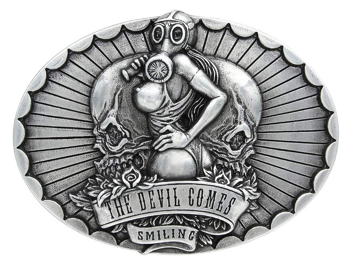 devil belt buckle